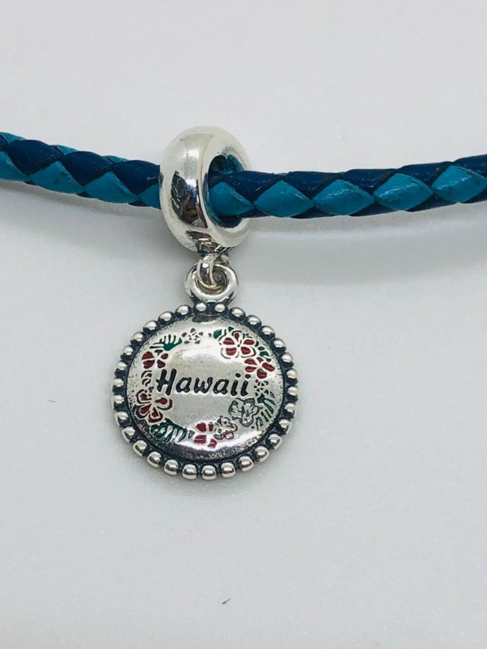 ✨✨Pandora Hawaii Exclusive Charm Plumeria charm S925 Sterling Silver